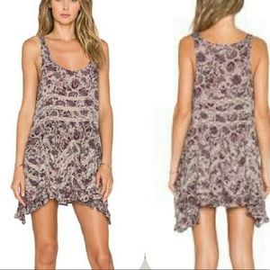Free People Trapeze Slip- Paisley